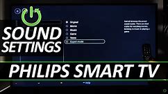 How to Change Sound Settings on Philips Smart TV – Easy Guide