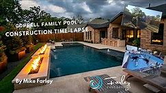 Coppell Family Pool Construction Time-Lapse by Mike Farley