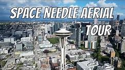 Seattle Skyline Tour - Aerial 4K - 360 Degree View - Drone Footage