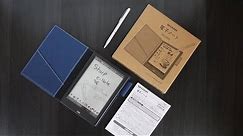 Sharp Electronic Note Taking e-Reader WG-PN1 Unboxing