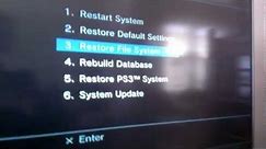 How to Restore PS3 File System | Recovery Menu | Safe Menu