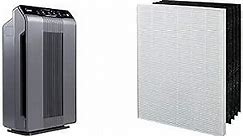 Winix 5300-2 Air Purifier with True HEPA, PlasmaWave and Odor Reducing Carbon Filter & Winix 115115 True HEPA Plus 4 Replacement Filter