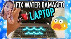 EASY FIX WATER DAMAGE LAPTOP COMPUTER | HP LENOVO TOSHIBA ACER