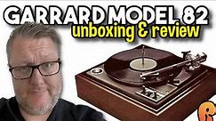 Garrard Model 82 - Unboxing & Review! #vinyl #turntable #records