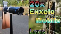 Mobile Phone Camera Zoom lens || Exxelo 20x Zoom Lens 😱 😱 2022 //👍