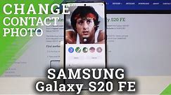 How to Add Photo to Contact in SAMSUNG Galaxy S20 FE – Customize Contact Profile
