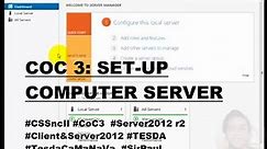 COC 3: Set-up Computer Servers ( Server12 r2 & Win 10 Actual with explanation Tagalog/ English)