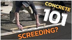 Different Ways to Screed Concrete!