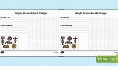 Anglo Saxon Brooch Design Sheet