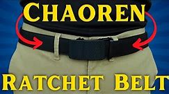 CHAOREN Ratchet Belt - 1 3/8" - Micro Adjustable Leather Belt (FULL DEMO and REVIEW!)