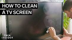 How To Clean A TV Screen