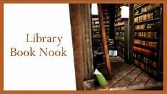 Library Style Book Nook | DIY Shelf Insert