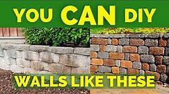 RETAINING WALLS BASICS | Build a Wall with these DIY Steps | Hillside Landscapes