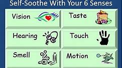DBT - Distress Tolerance - Self-Soothe with the 6 Senses
