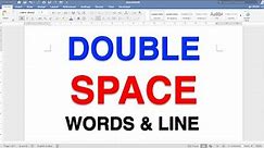 How to Double Space in Word (2023)