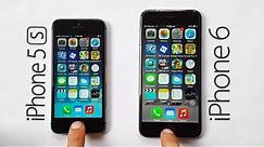 iPhone 6 vs iPhone 5S Speed Test!