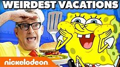 45 MINUTES of SpongeBob’s WEIRDEST Vacations!! | Nickelodeon Cartoon Universe