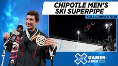 Chipotle Men’s Ski SuperPipe: FULL COMPETITION | X Games Aspen 2024