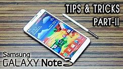 Samsung Galaxy NOTE 3 III TIPS & TRICKS (advanced) tutorial review [PART II]