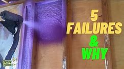 5 Spray Foam Insulation Failures and Why!
