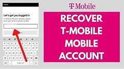 How to Recover T-Mobile Money Account | Reset T-Mobile Money Password 2021