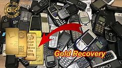 Gold Recovery From 100 old Cell phones | Gold Recovery From mobile Phones | Gold Recovery