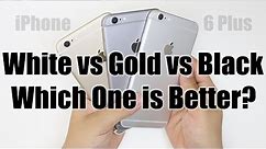 Apple iPhone 6 Plus: Gold vs White (Silver) vs Black (Space Gray)
