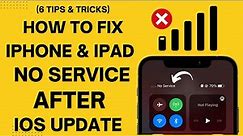 How to Fix iPhone No Service Problem After iOS 16.5 Update