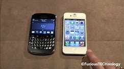 Blackberry Bold 9900 vs Apple iPhone 4s (HD)