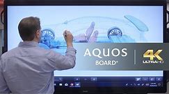 SHARP 4K AQUOS BOARD® Interactive Display System Overview