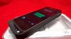 iPhone 5 charging case unboxing/review