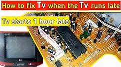 Tv Takes Long Time To "Turn On" | Tv Repair|Tv|crt tv repair|electronics|vijay electronics|lg in