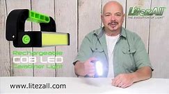 LitezAll® Rechargeable COB LED Carabiner Light