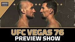 UFC Vegas 76 Preview Show: Can Sean Strickland Sneak Into Middleweight Title Picture? | MMA Fighting
