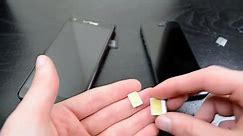 How To Use A Nano SIM Card in a Micro SIM Slot - 2013