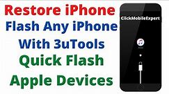 How To Flash iPhone With 3uTools - 3uTools Tutorial