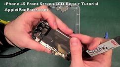iPhone 4S Front Screen & LCD How To Replacement Repair Guide Tutorial