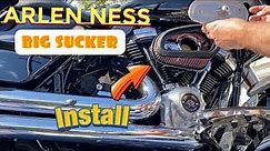 Arlen Ness Big Sucker air Cleaner Kit Install