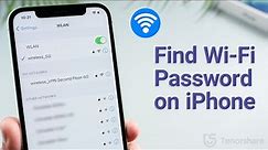 How to Find WiFi Password on iPhone/iPad If Forgot