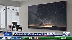 Samsung unveils massive 219-inch TV called 'The Wall'