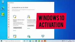 Windows 10 Activation with text