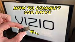 How to Connect USB Drive on Your Vizio TV