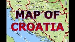 MAP OF CROATIA