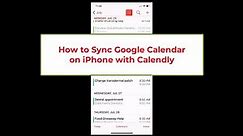 How to Sync Google Calendar on iPhone with Calendly