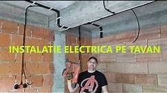 Cablare instalatie electrica pe tavan