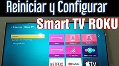REINICIAR CONFIGURAR E INSTALAR SMART TV ROKU TV // DESCARGAR APLICACIONES EN HISENSE ROKU TV
