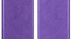 ZZXX iPhone 7 Plus/iPhone 8 Plus Wallet Case with [RFID Blocking] Card Slot Stand Strong Magnetic Leather Flip Fold Protective Phone Case for iPhone 8 Plus Case Wallet(Purple-5.5 inch)