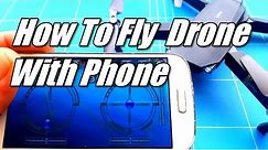 Eachine E58 Tutorial How To Fly a Drone With Your Phone Using Wifi FPV Connect To The UFO App