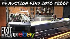 Panasonic VCR/DVD Combo Repair - DMR EZ48V bought from an auction to sell on eBay.