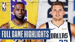 NBA Game Recap: Los Angeles Lakers at Dallas Mavericks